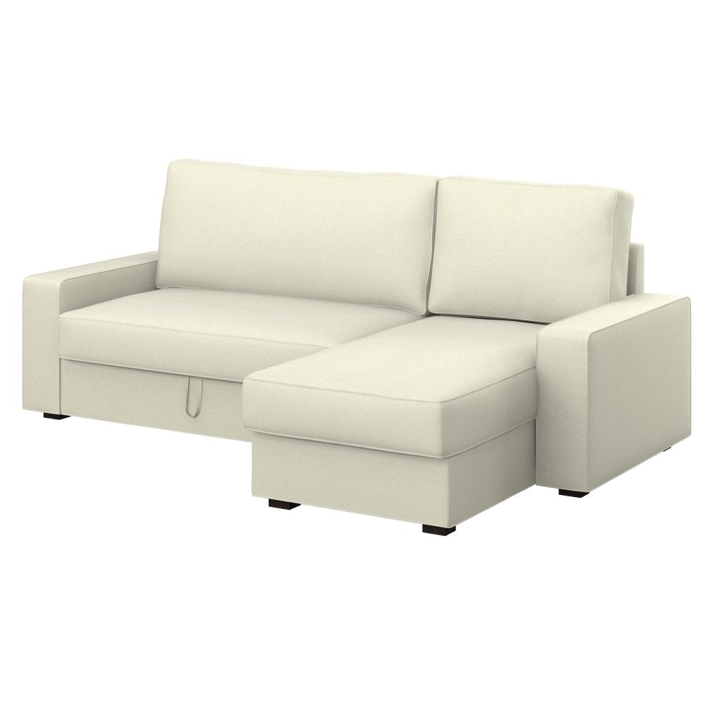 VILASUND sofa bed with chaise longue cover Soferia Slipcovers